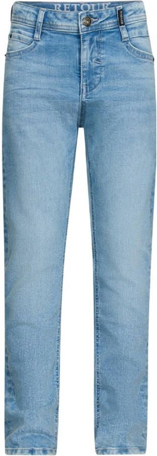 Retour Jeans straight leg jeans light blue denim