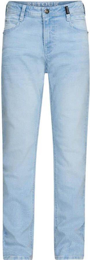 Retour Jeans straight leg jeans light blue denim