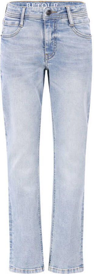 Retour Jeans straight leg jeans light blue denim
