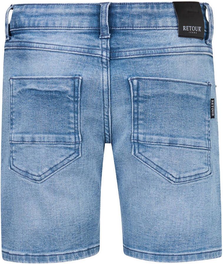 Retour Jeans straight regular waist short light blue denim - Foto 2