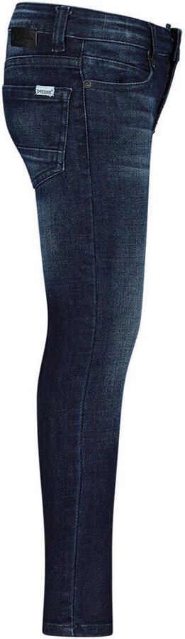 Retour Jeans super skinny jeans raw blue denim Blauw Meisjes Stretchdenim 104