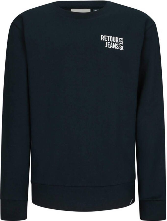 Retour Jeans sweater donkerblauw