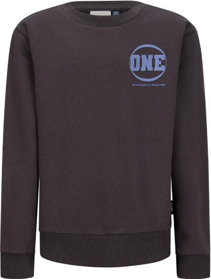 RETOUR Jongens Truien & Vesten Joshua Donkergrijs - Foto 3