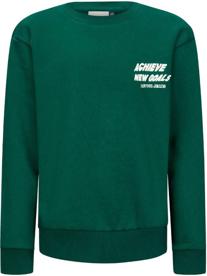 RETOUR Jongens Truien & Vesten Kelto Donkergroen - Foto 4