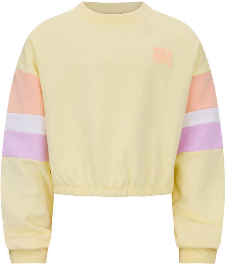 Retour Jeans sweater met backprint lichtgeel - Foto 3
