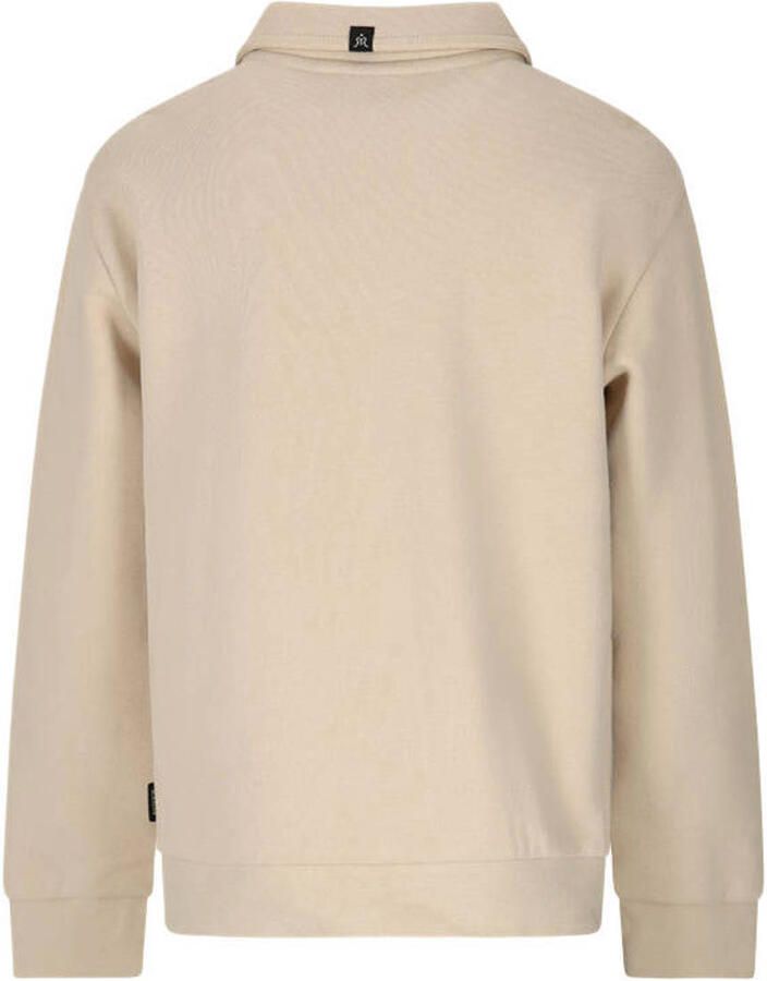Retour Jeans sweater met borduursels en print beige - Foto 4