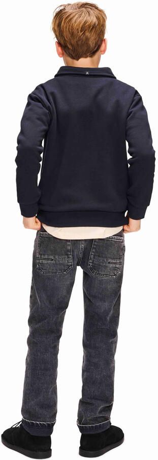 Retour Jeans sweater met borduursels en print grijs - Foto 4