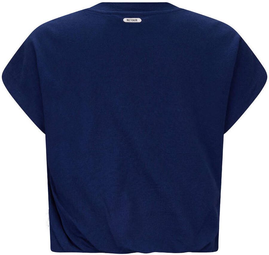 RETOUR Meisjes Tops & T-shirts Rosette Donkerblauw - Foto 4