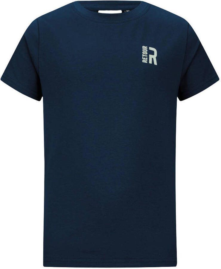 Retour Jeans T-shirt donkerblauw