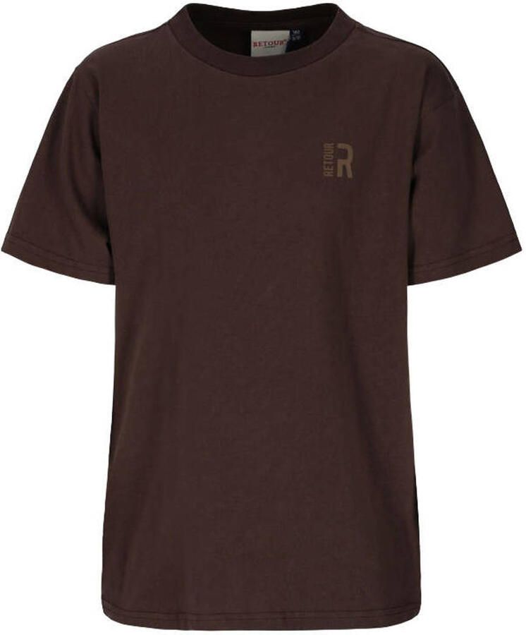Retour Jeans T-shirt donkerbruin