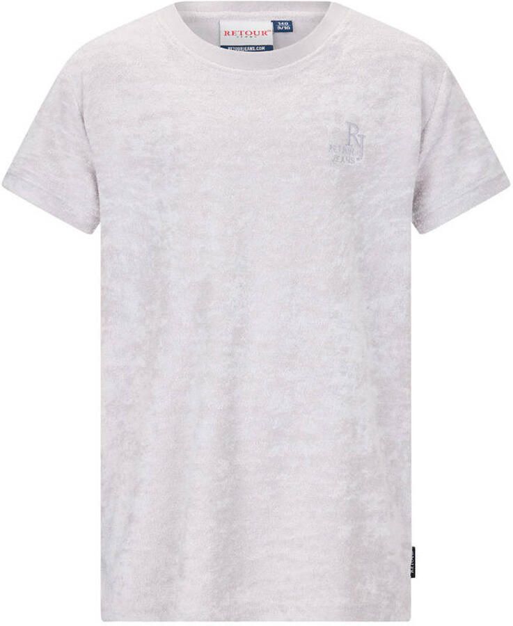 RETOUR Jongens Polo's & T-shirts Justo Lichtgrijs - Foto 3