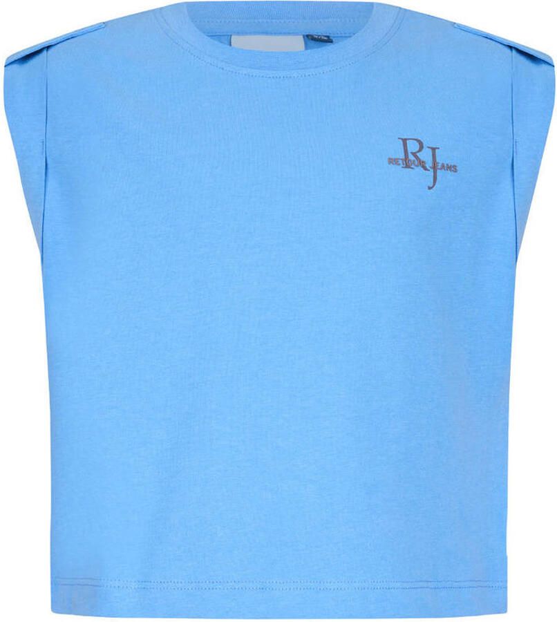 Retour Jeans T-shirt met backprint lichtblauw