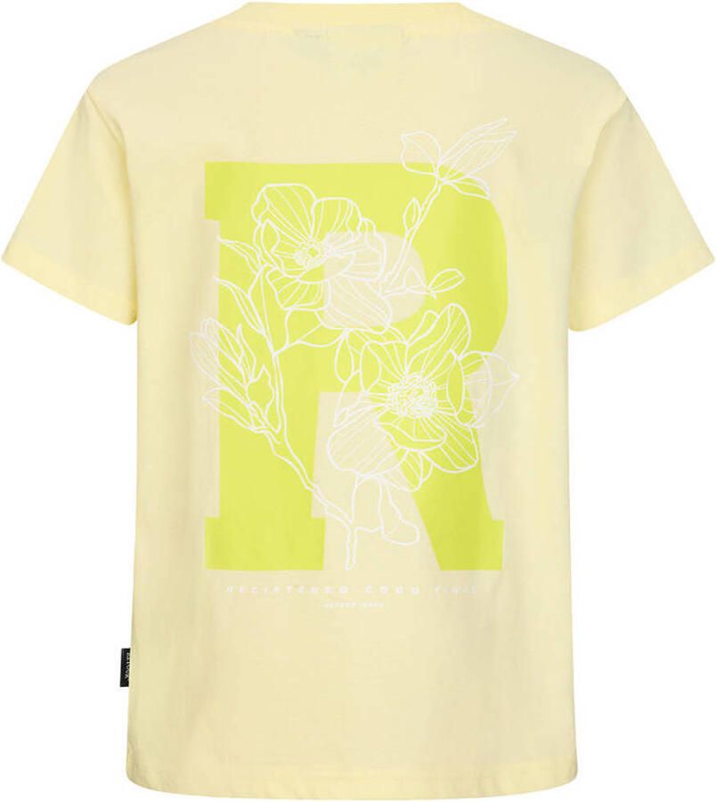Retour Jeans T-shirt met backprint lichtgeel - Foto 4