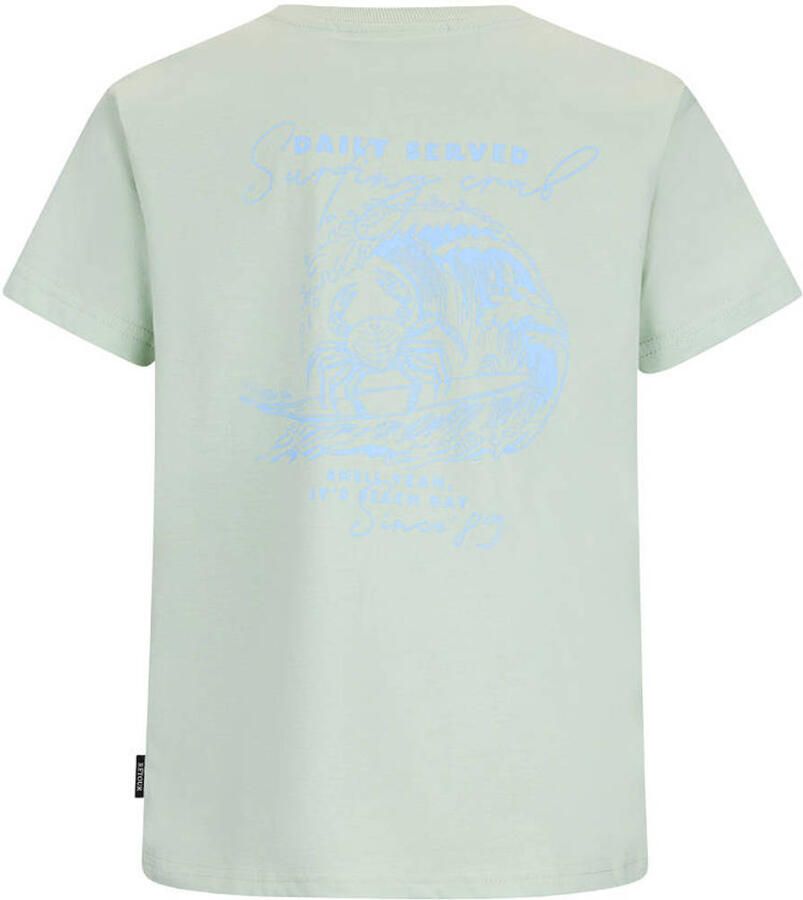 Retour Jeans T-shirt met backprint mintgroen - Foto 2