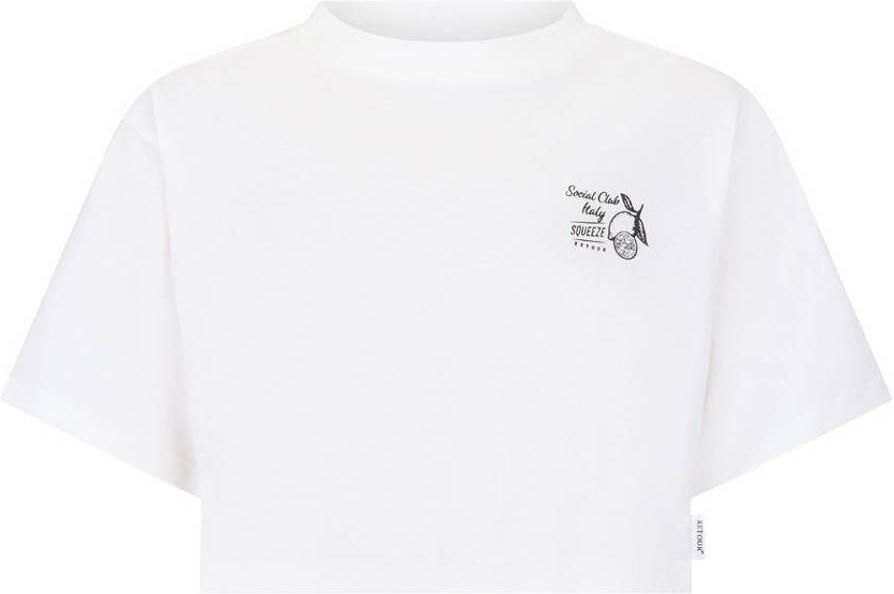 Retour Jeans T-shirt met backprint wit