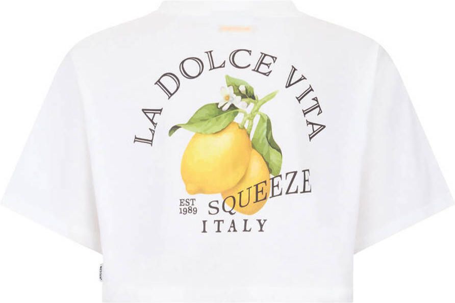Retour Jeans T-shirt met backprint wit - Foto 3