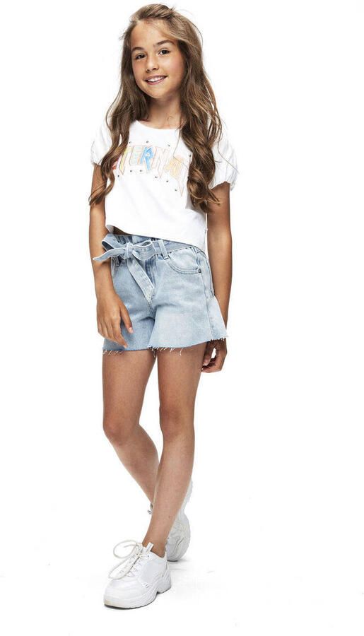 Retour Jeans T-shirt met printopdruk wit