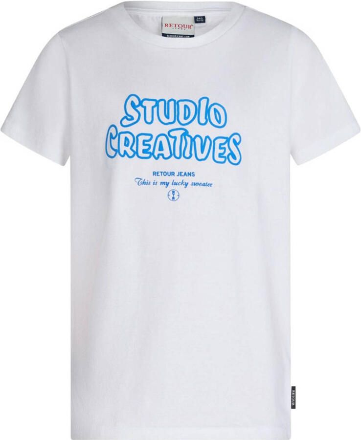 Retour Jeans T-shirt wit
