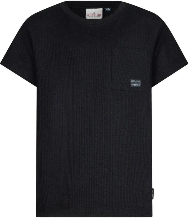RETOUR Jongens Polo's & T-shirts Xavier 1 Zwart - Foto 3