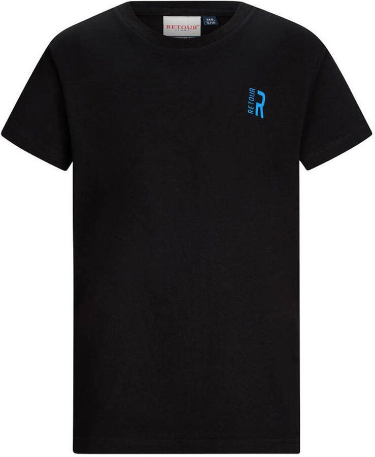 Retour Jeans T-shirt zwart