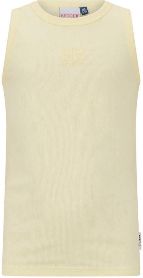 Retour Jeans tanktop lichtgeel