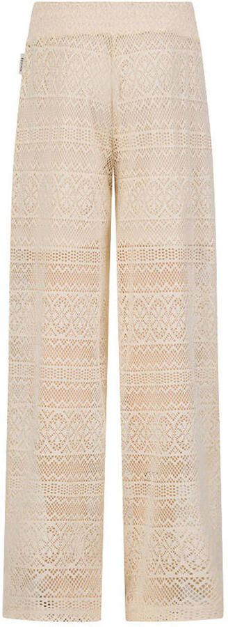 Retour Jeans wide leg casual broek beige - Foto 3