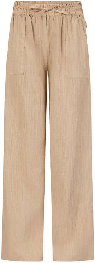 Retour Jeans wide leg casual broek beige - Foto 3