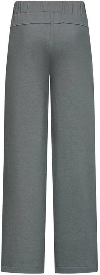Retour Jeans wide leg casual broek grijs