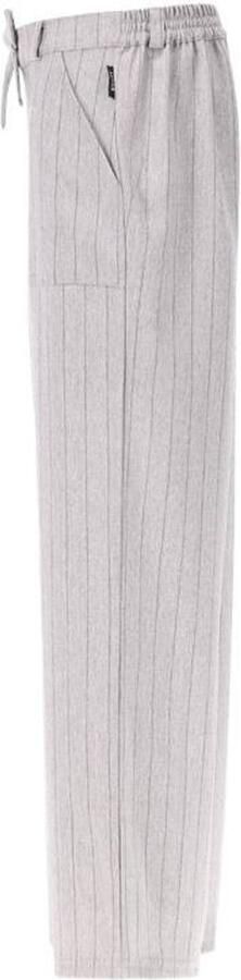 Retour Jeans wide leg casual broek met krijtstreep lichtgrijs Meisjes Polyester - Foto 2