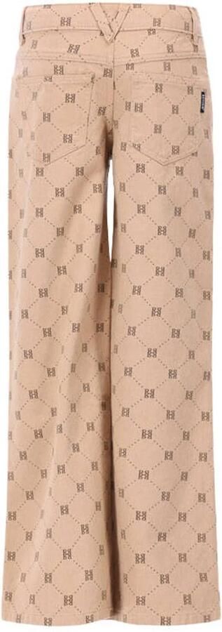 Retour Jeans wide leg casual broek met print zand - Foto 2
