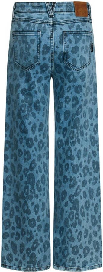 Retour Jeans wide leg jeans met panterprint medium blue denim - Foto 4