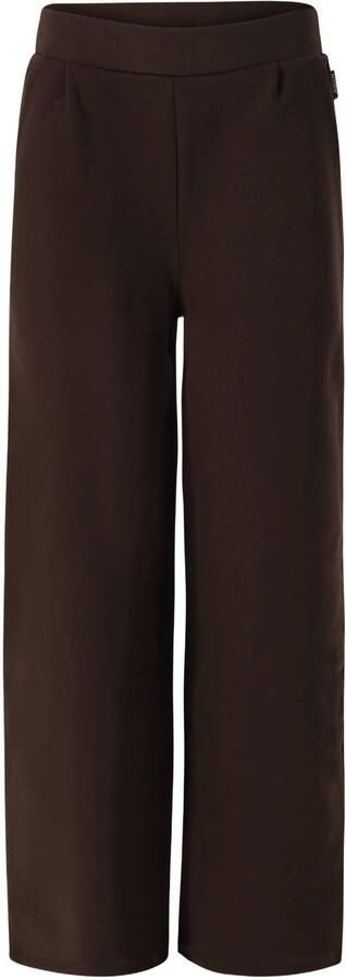 Retour Jeans wide leg joggingbroek donkerbruin Meisjes Sweat Effen