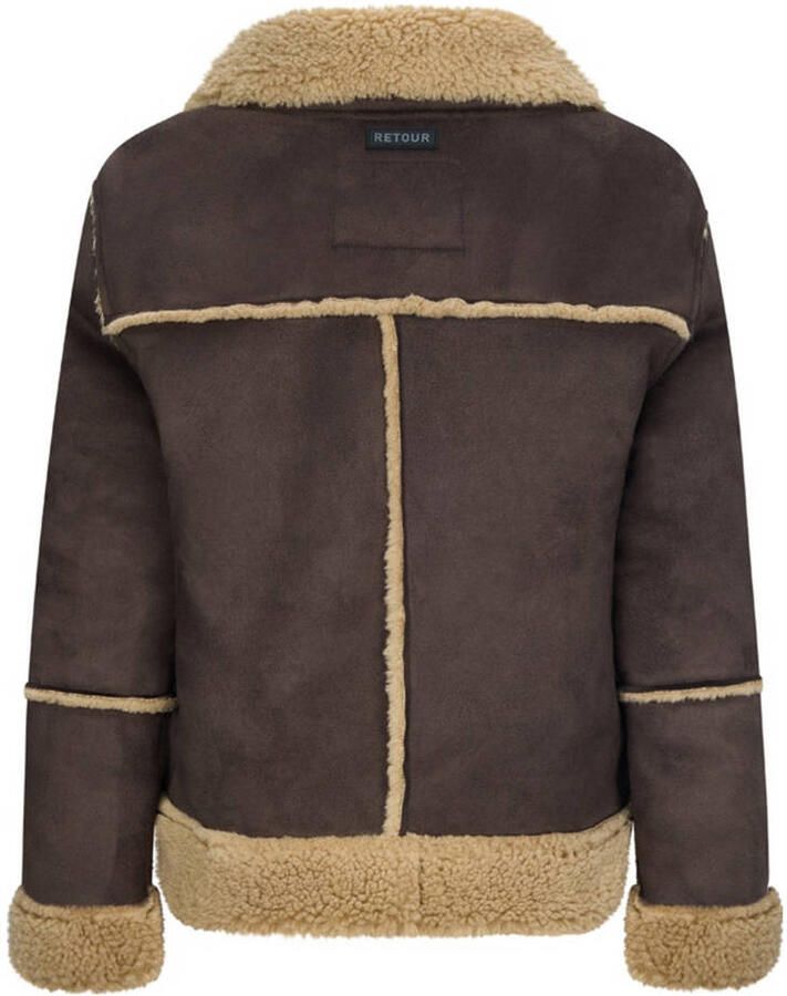 RETOUR Meisjes Jassen Kris Bruin - Foto 4