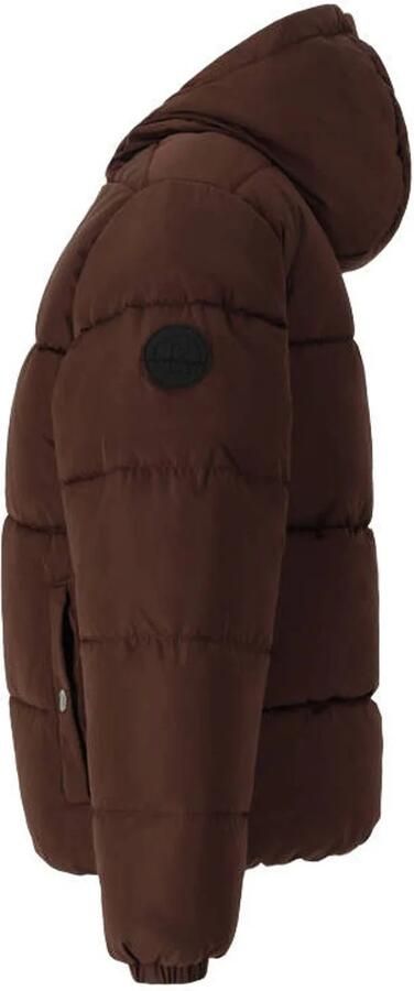 Retour Jeans winterjas bruin Meisjes Polyester Capuchon Effen - Foto 2