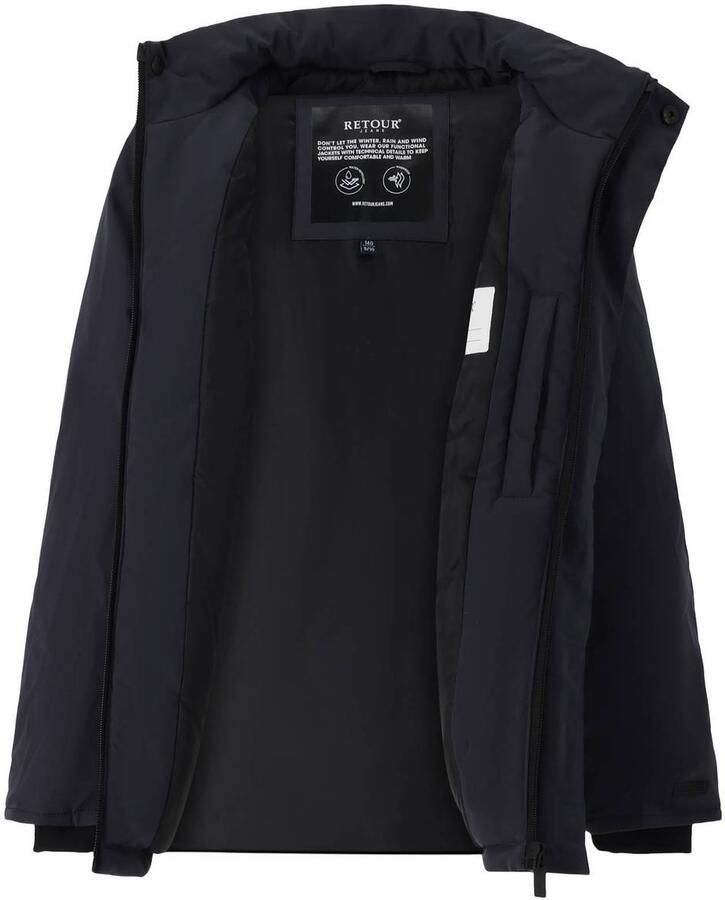 Retour Jeans winterjas donkergroen Jongens Polyester Capuchon Effen - Foto 2