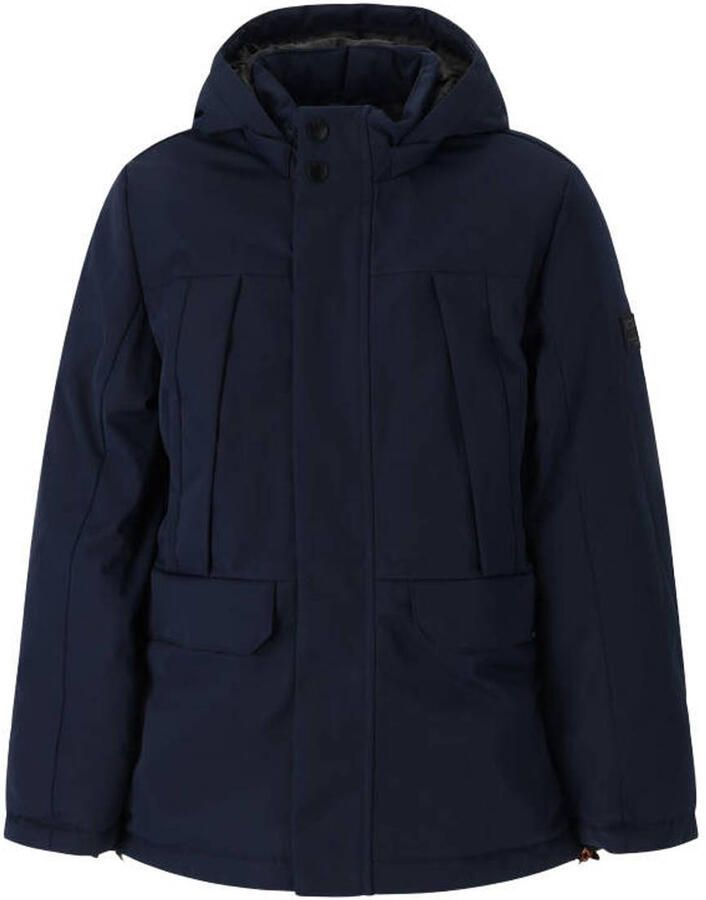 Retour Jeans winterparka donkerblauw