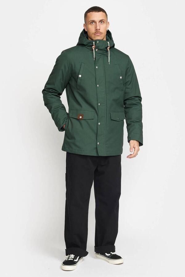 REVOLUTION parka donkergroen - Foto 2