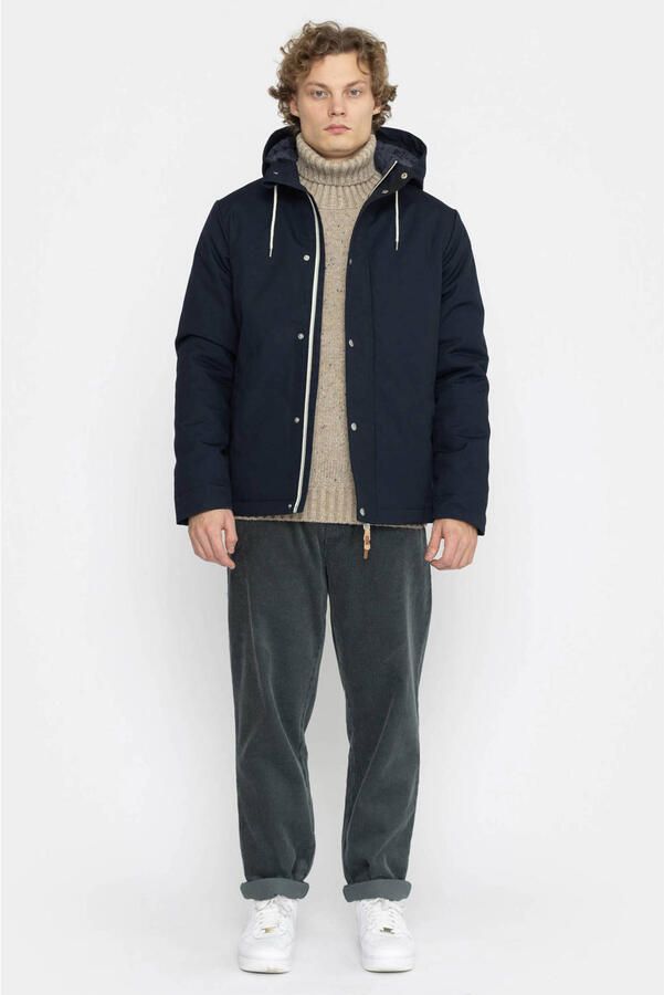 Rvlt Revolution Mantel Hooded Jacket 7311 Navy - Foto 2