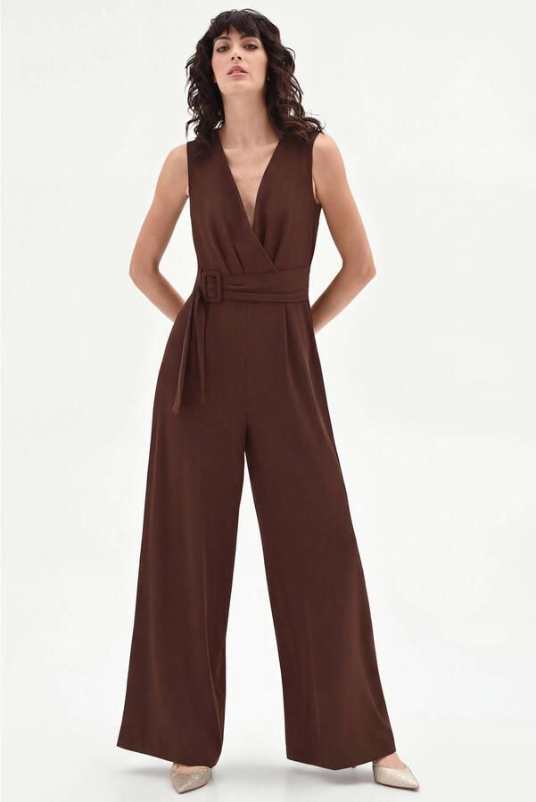 Rinascimento jumpsuit bruin