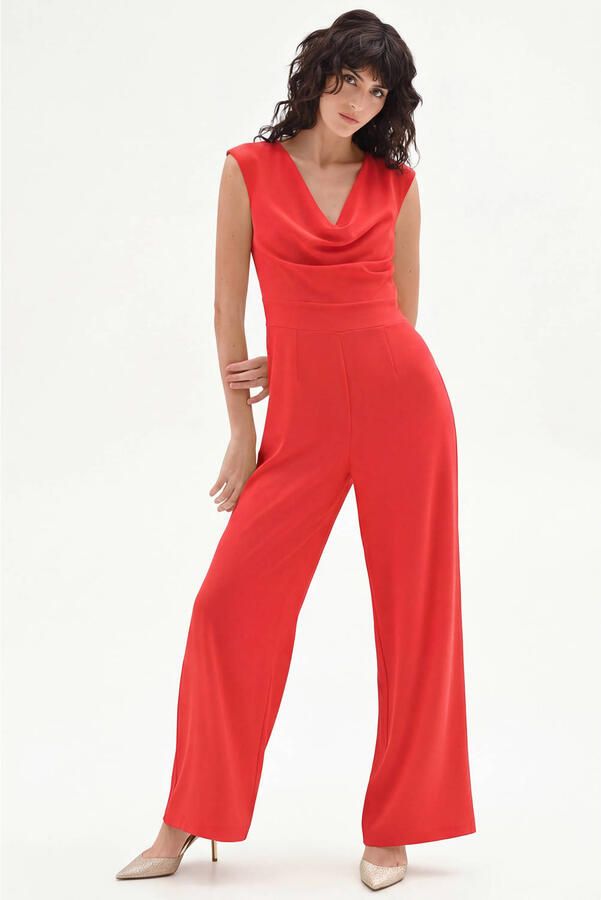 Rinascimento jumpsuit rood