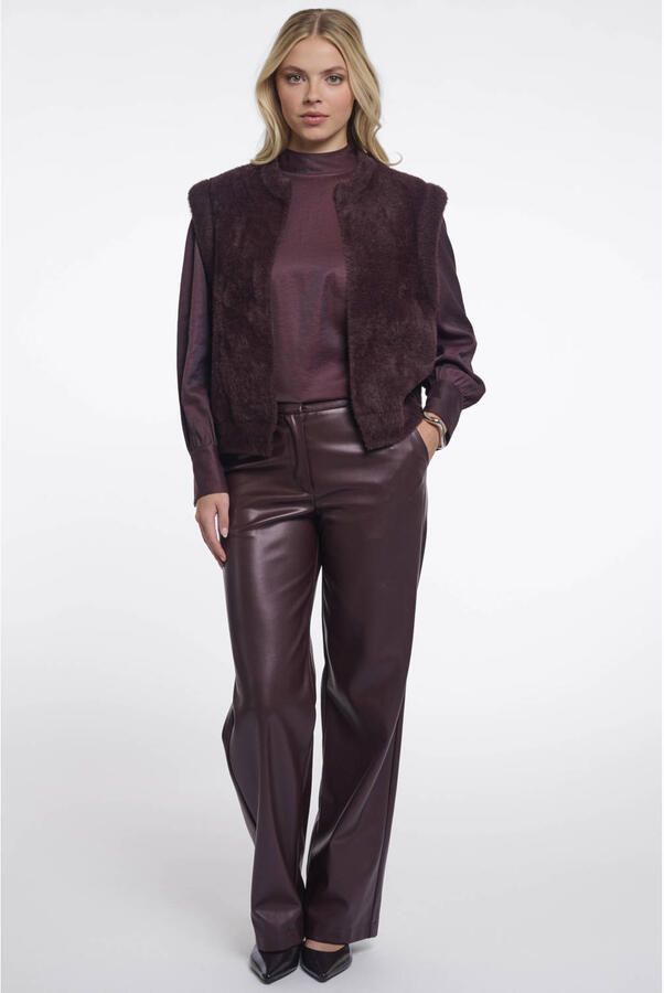 Rino & Pelle bodywarmer donkerrood - Foto 2