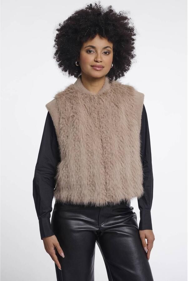 Rino & Pelle bodywarmer lichtbruin