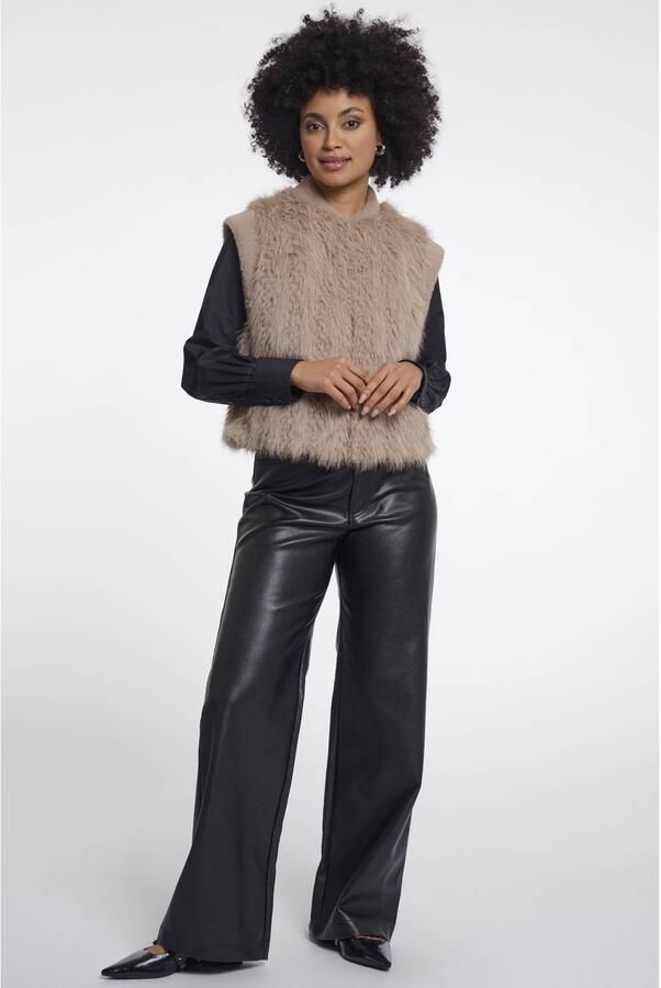 Rino & Pelle bodywarmer lichtbruin - Foto 3