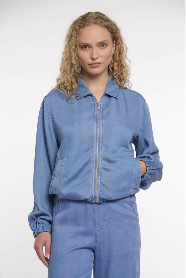 Rino & Pelle bomberjack medium blue denim