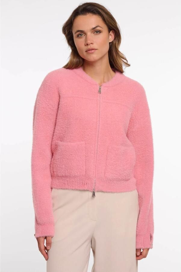 Rino & Pelle gebreid vest roze