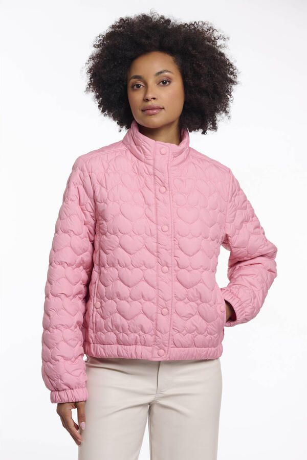 Rino & Pelle gewatteerde jas roze