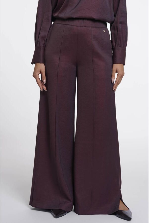Rino & Pelle wide leg broek bruin