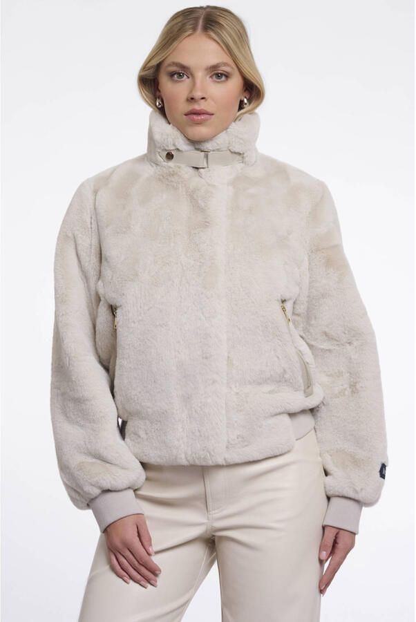 Rino & Pelle faux fur jas beige