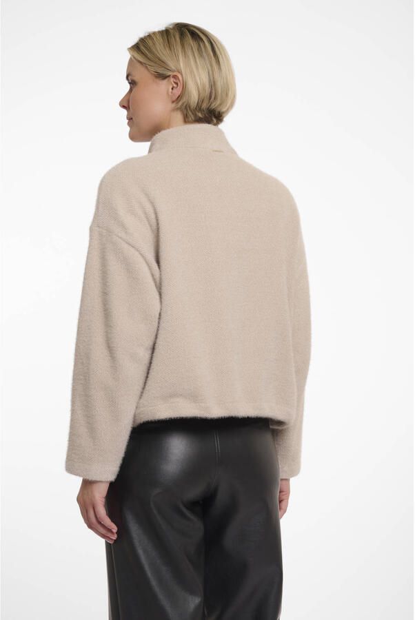 Rino&Pelle Snap Closure Boxy Jacket Levin Beige Dames - Foto 2
