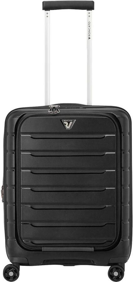 Roncato trolley B-Flying 55 cm. Front Pocket zwart